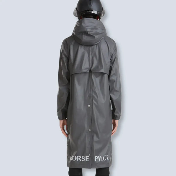 Horse Pilot Women's Long Raintech Rain Jacket