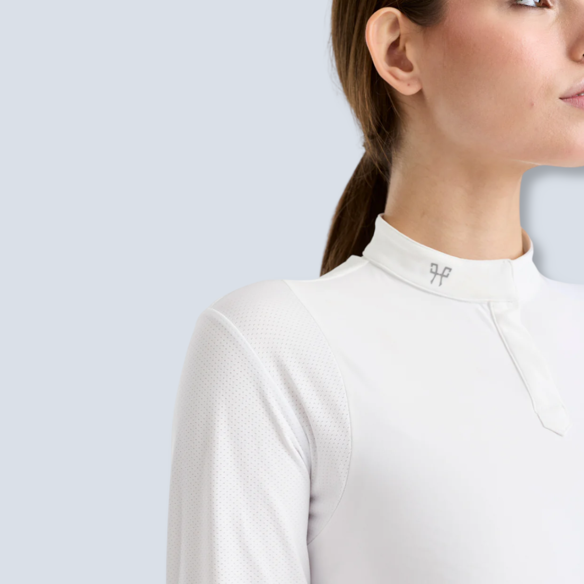 Horse Pilot Women’s Aerolight Long Sleeve Show Shirt-3