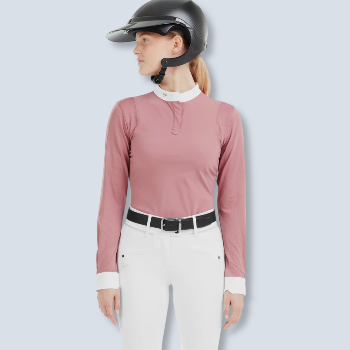 Horse Pilot Women’s Aerolight Long Sleeve Show Shirt-4