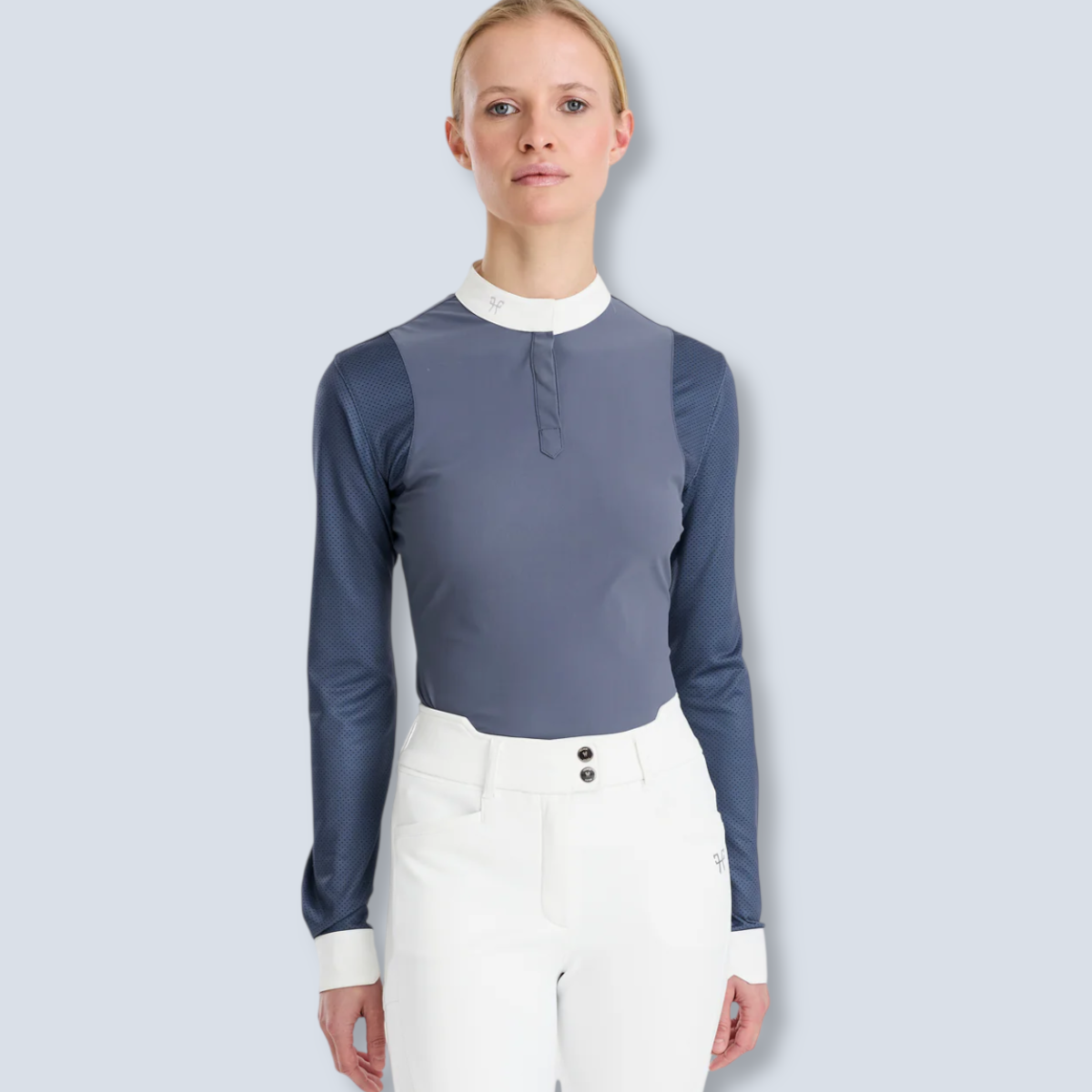 Horse Pilot Women’s Aerolight Long Sleeve Show Shirt-7