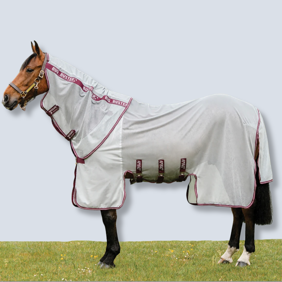 Horseware Amigo Bug Buster Vamoose with No-Fly Zone Sheet-1