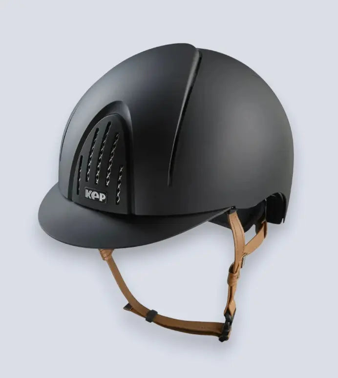 KEP Italia Riding Helmet Smart Nova Textile Beige Chin Strap