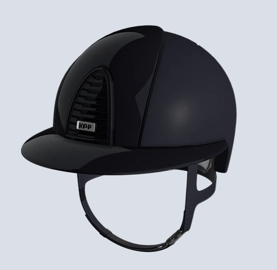 KEP Cromo 2.0 Polish Front - Textile Shell - Polo Peak Helmet-2