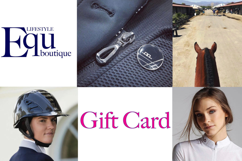 Shopping for someone else but not sure what to give them? Give them the gift of choice with a EQU Lifestyle Boutique gift card.  Gift cards are delivered by email and contain instructions to redeem them at checkout. Our gift cards have no additional processing fees.