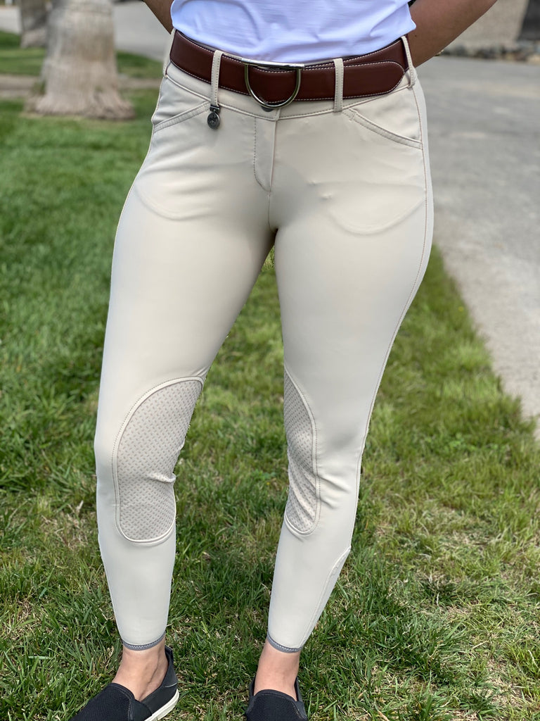 The NEW Pikeur Ciara Grip breeches are a NEW version of their Ciara model with an amazing new fabric by Scholler, you'll really love this addition!
