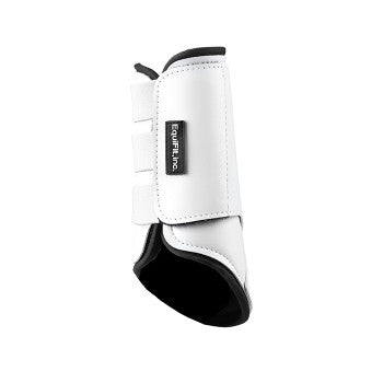 Multiple accolades go to the MultiTeq Boot. Offering full-coverage protection for daily exercise and turnout, the MultiTeq Boot is packed with benefits. ImpacTeq™ liners provide extreme impact protection. The shell will look forever new thanks to its scratch, tear and puncture-resistant EverLeather™ cover. Pressure points are dispersed with three straps, and safety is guaranteed with double reinforced safety closures. Made in the USA Sold as a pair